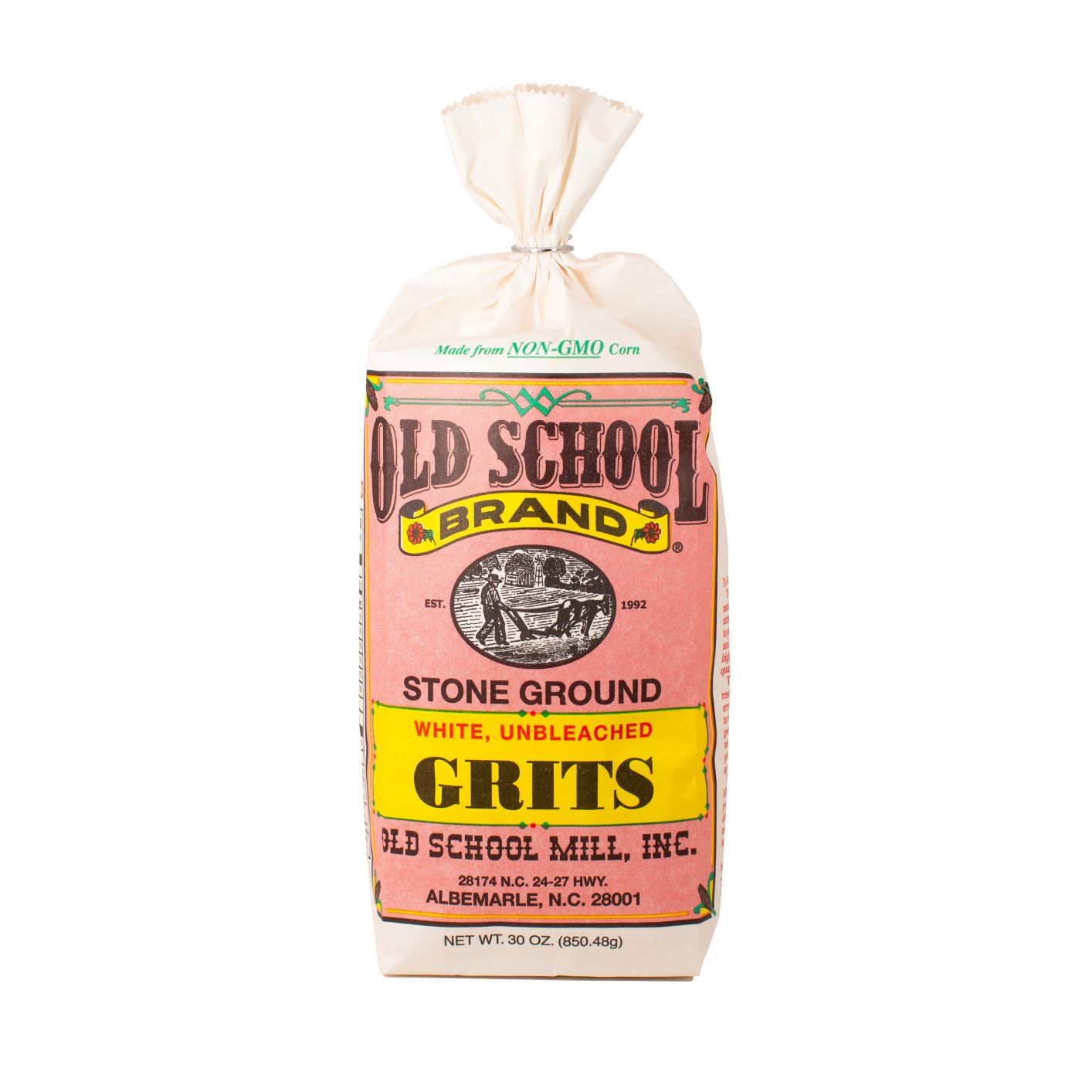 Non GMO Stone Ground, White Grits, 30oz. GLUTEN FREE image 5