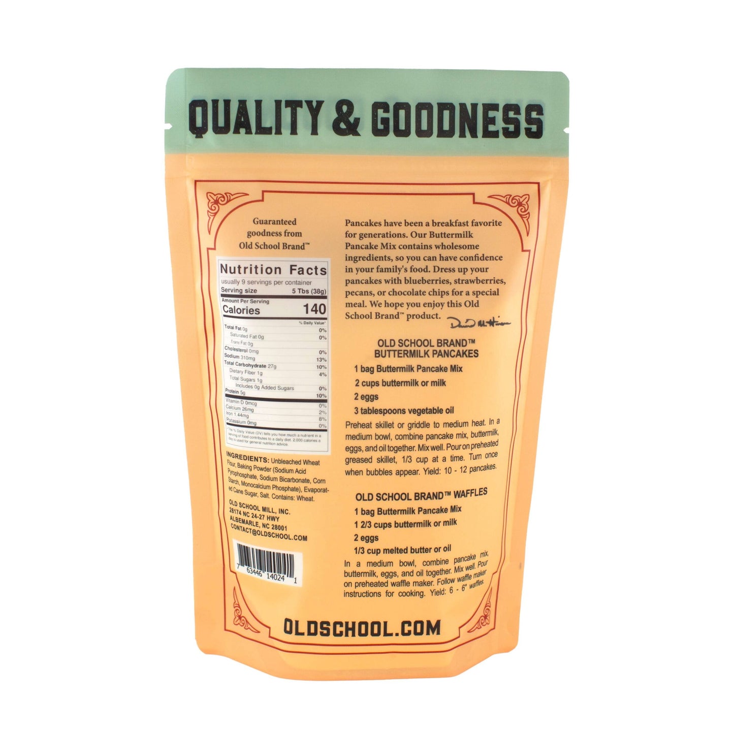 Buttermilk Pancake Mix, 12oz image 2
