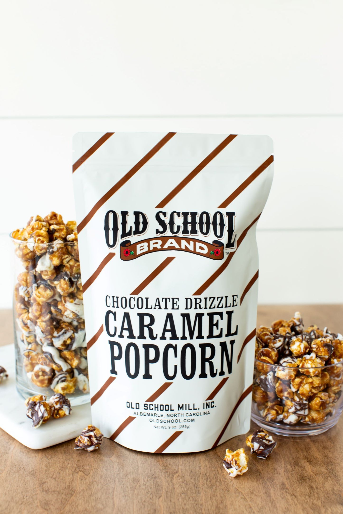 Chocolate Drizzle Caramel Popcorn, 9 oz.