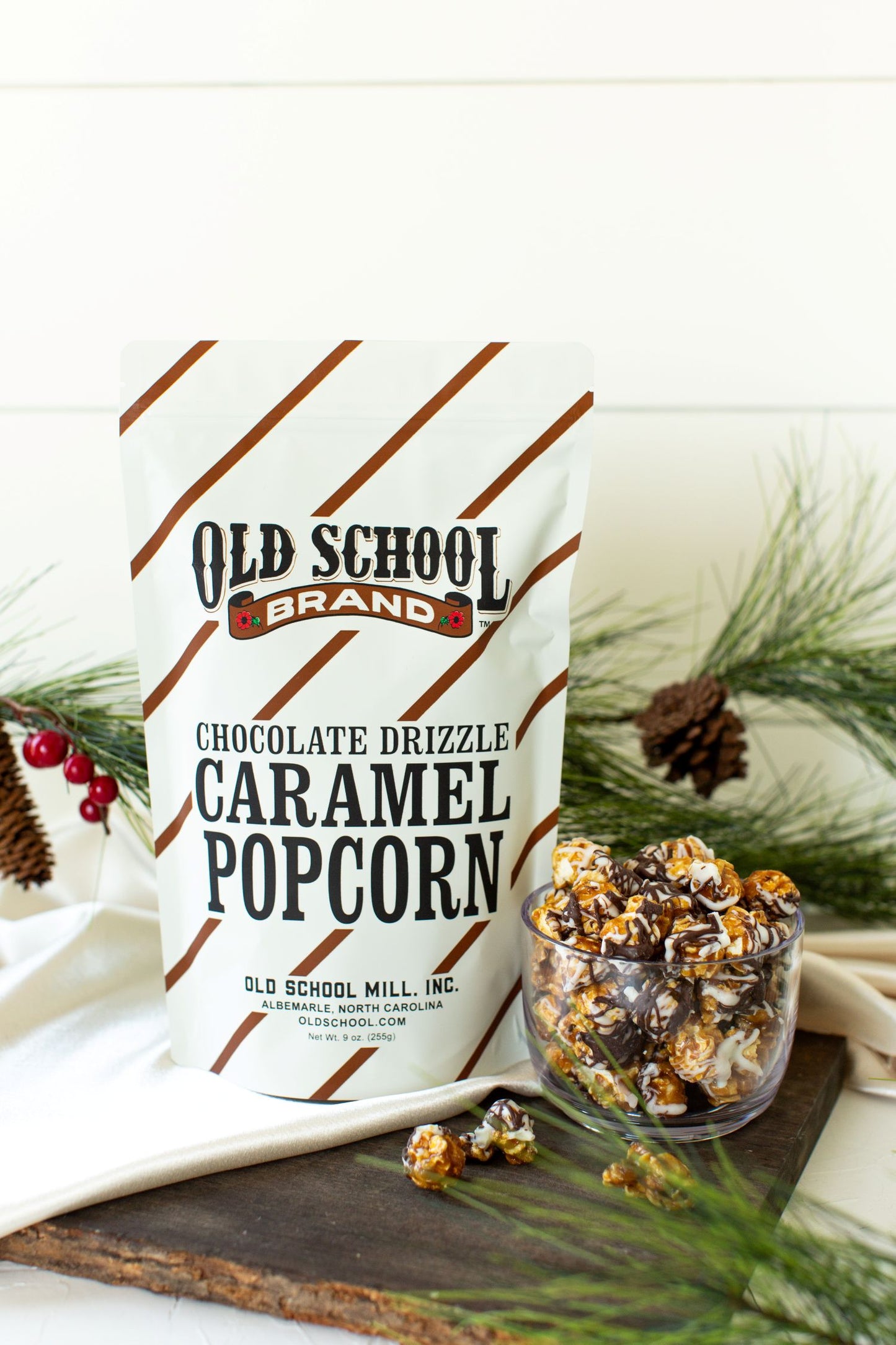 Chocolate Drizzle Caramel Popcorn, 9 oz.