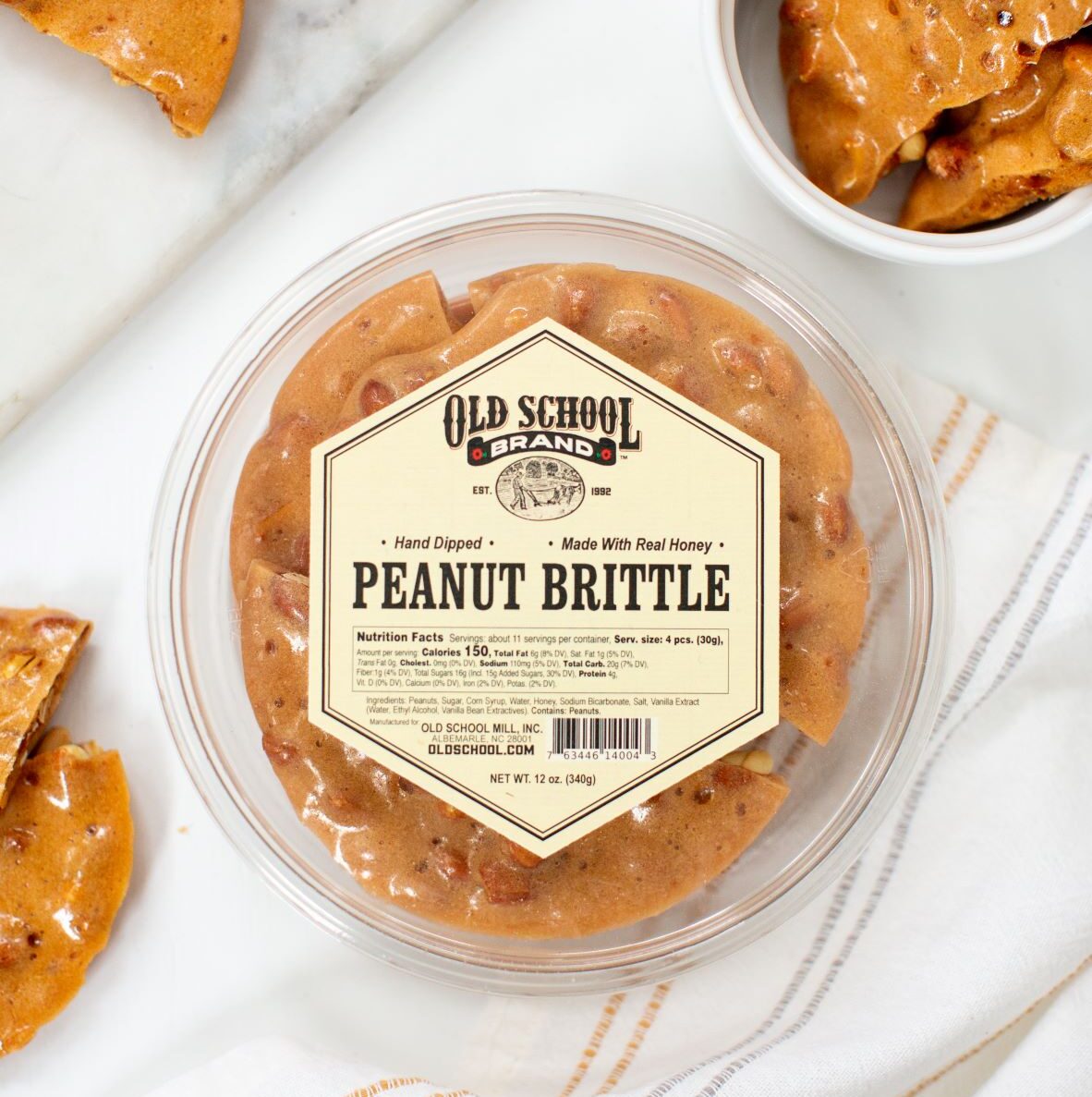 Premium Peanut Brittle, 12oz. image 0