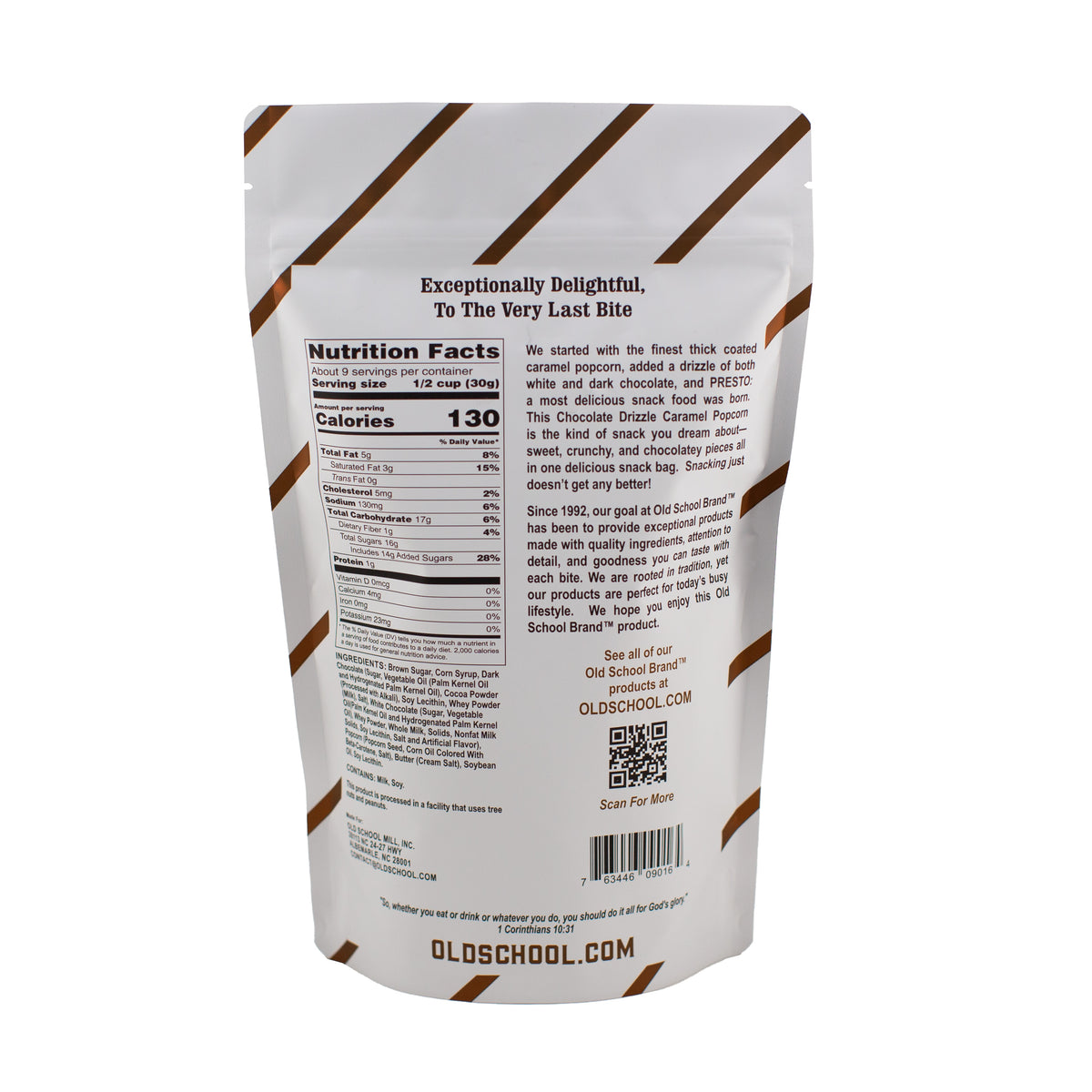 Chocolate Drizzle Caramel Popcorn, 9 oz.