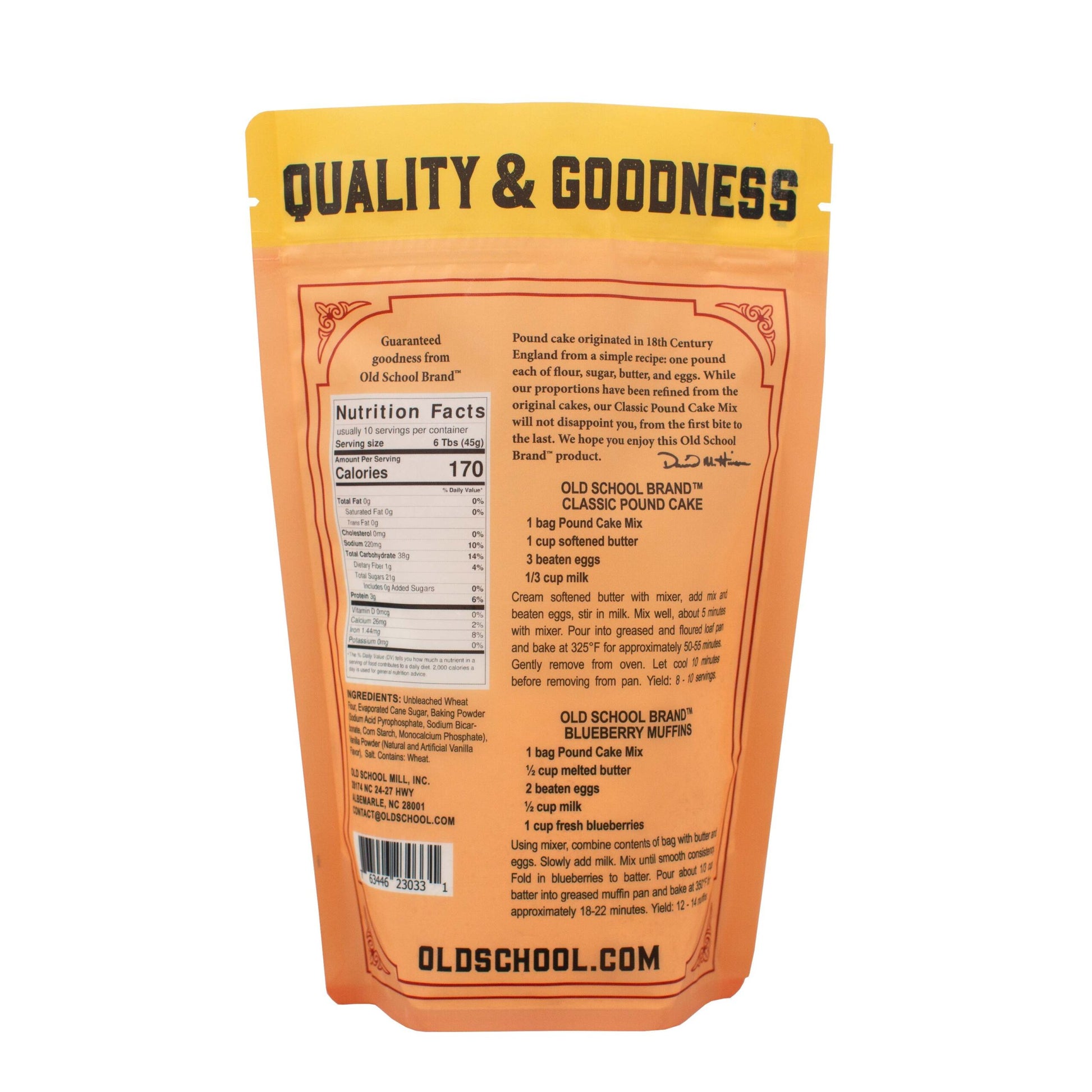Classic Pound Cake Mix, 16oz image 2