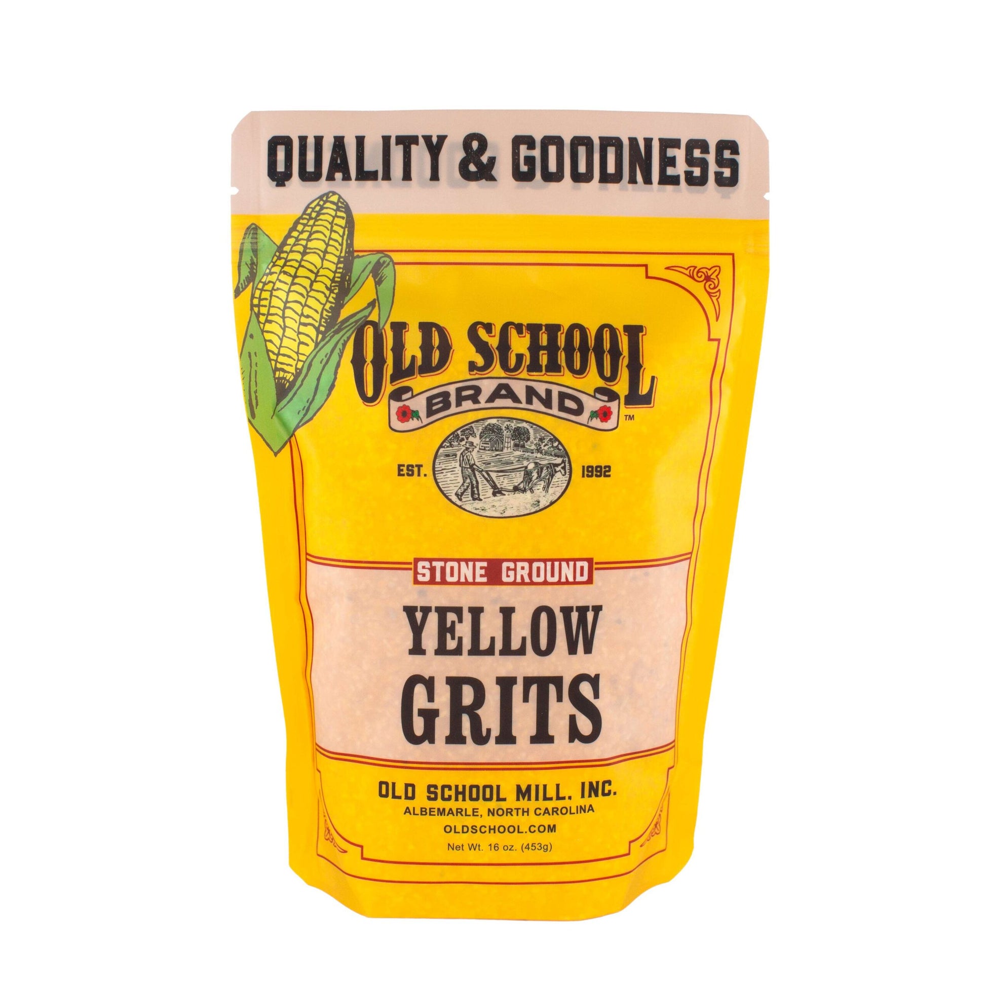 Stone Ground, Yellow Grits, 1lbs. image 1