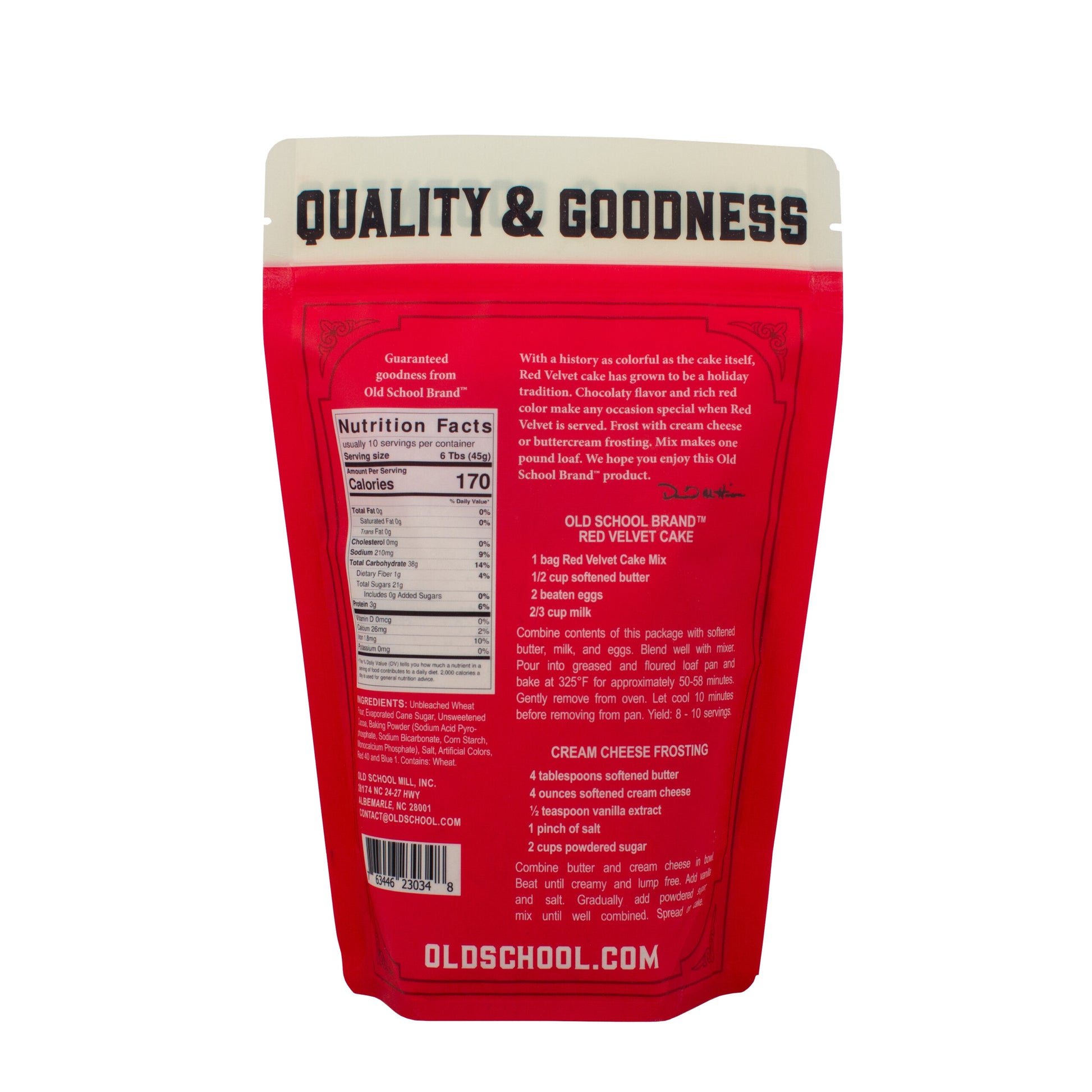 Red Velvet Cake Mix, 16oz image 2