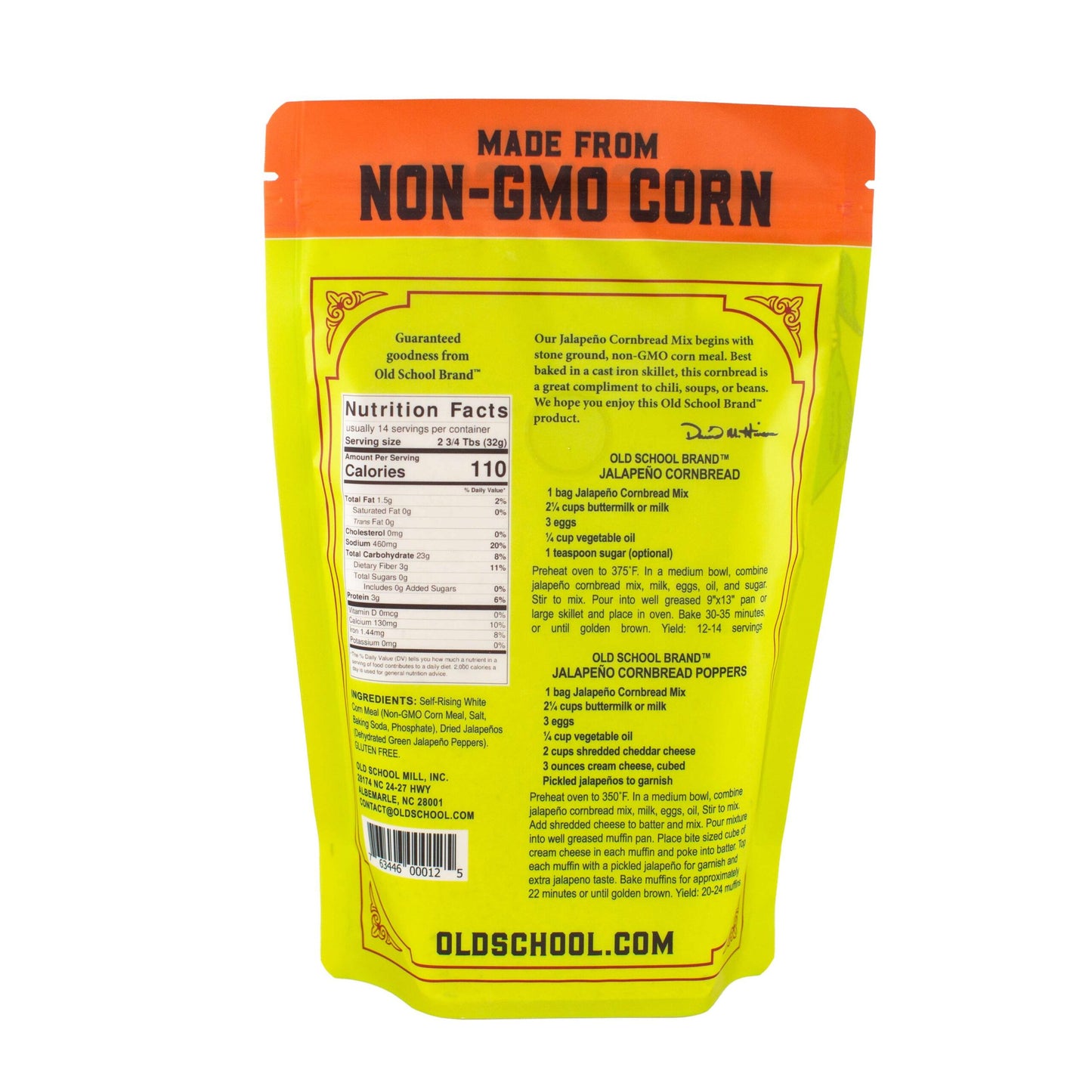 Jalapeno Cornbread Mix, 16oz image 2