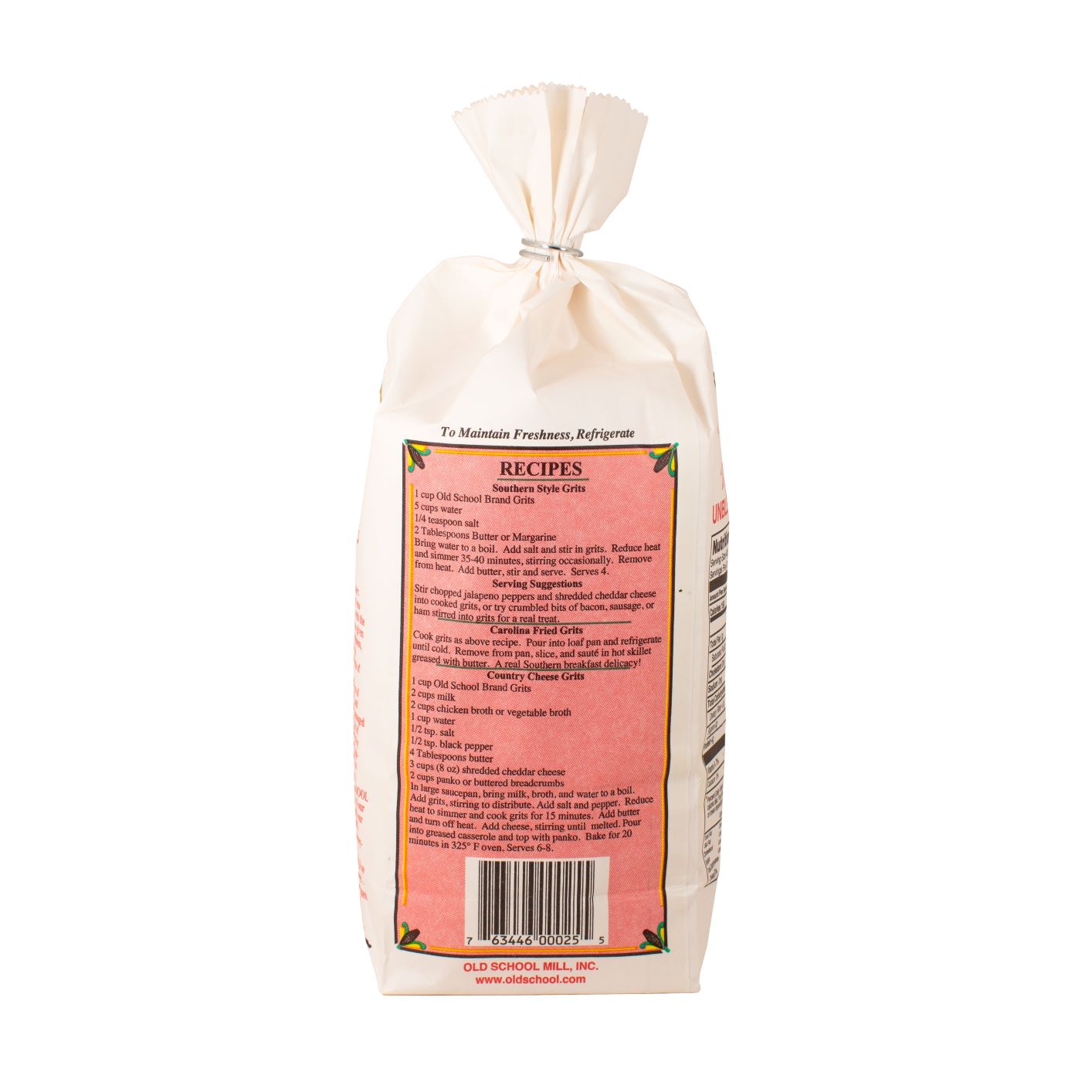 Non GMO Stone Ground, White Grits, 30oz. GLUTEN FREE image 6