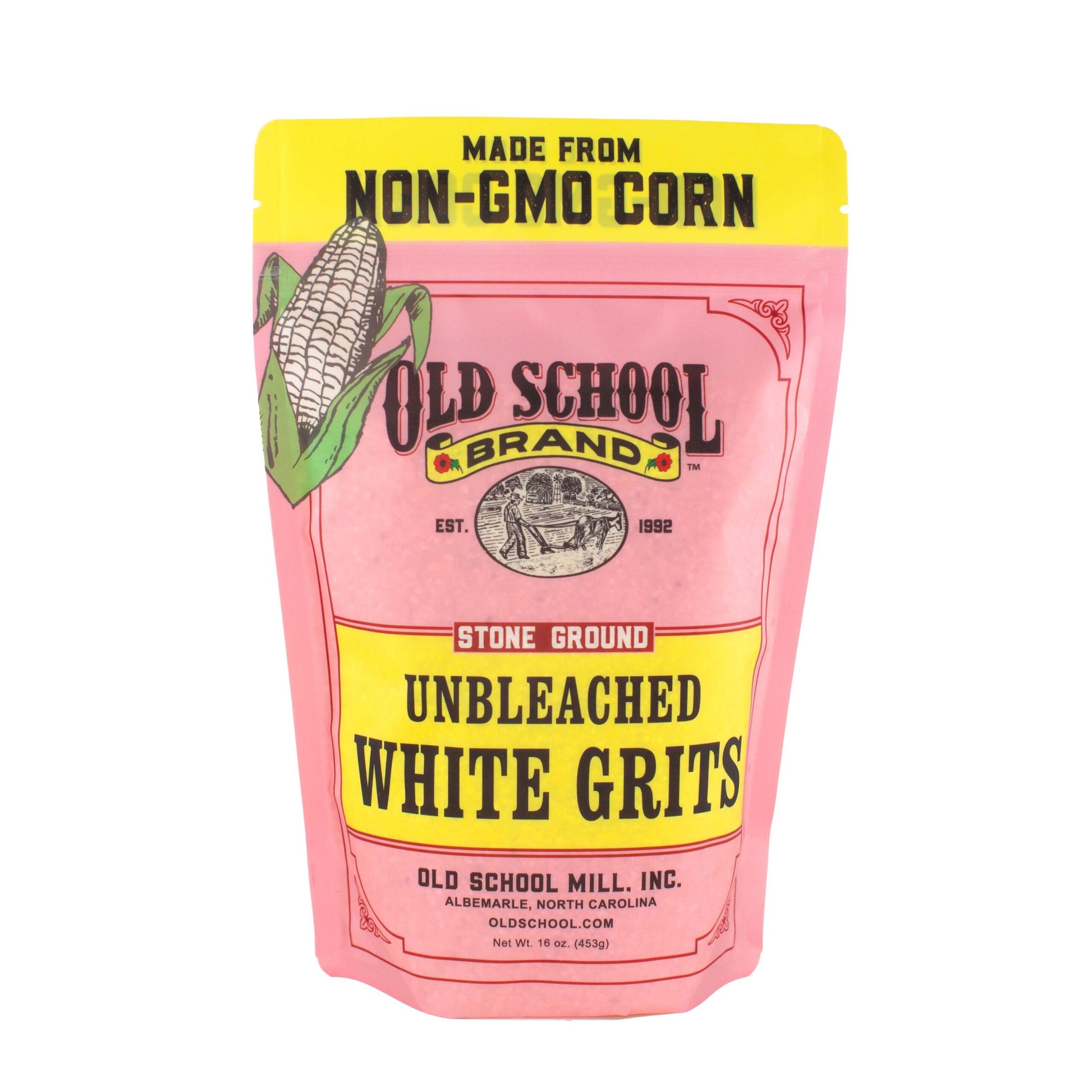 Non GMO Stone Ground, White Grits, 1lb image 1
